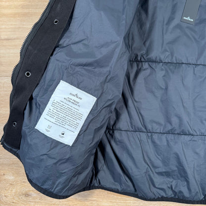 Stone Island Run-Proof Nylon Mesh-TC Reversible Jacket in Black Castmark
