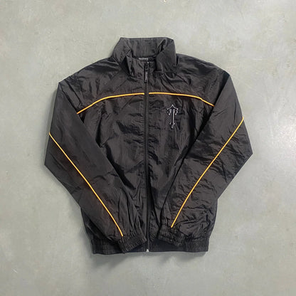 Trapstar Irongate T Shellsuit - Black/Yellow
