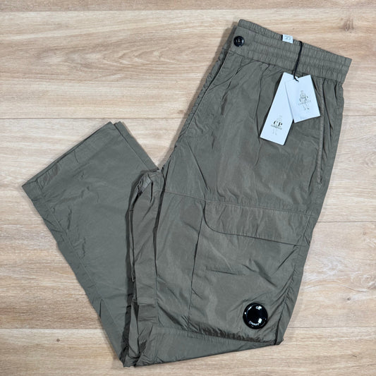 CP Company Chrome-R Loose Cargo Pants in Walnut Castmark