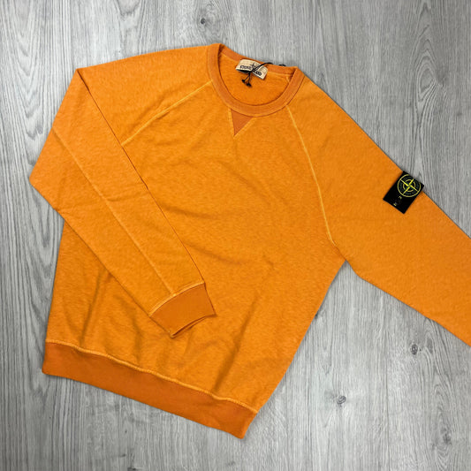 Stone Island Dyed Sweatshirt - Orange Castmark