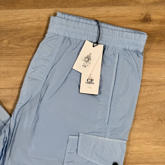 CP Company Chrome-R Regular Lens Cargo Pants in Cerulean - Light Blue Castmark