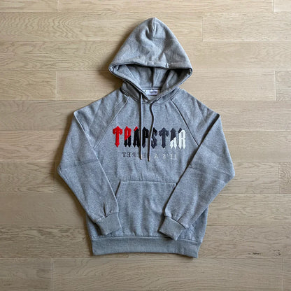 Trapstar Chenille Decoded Tracksuit - Grey/Black