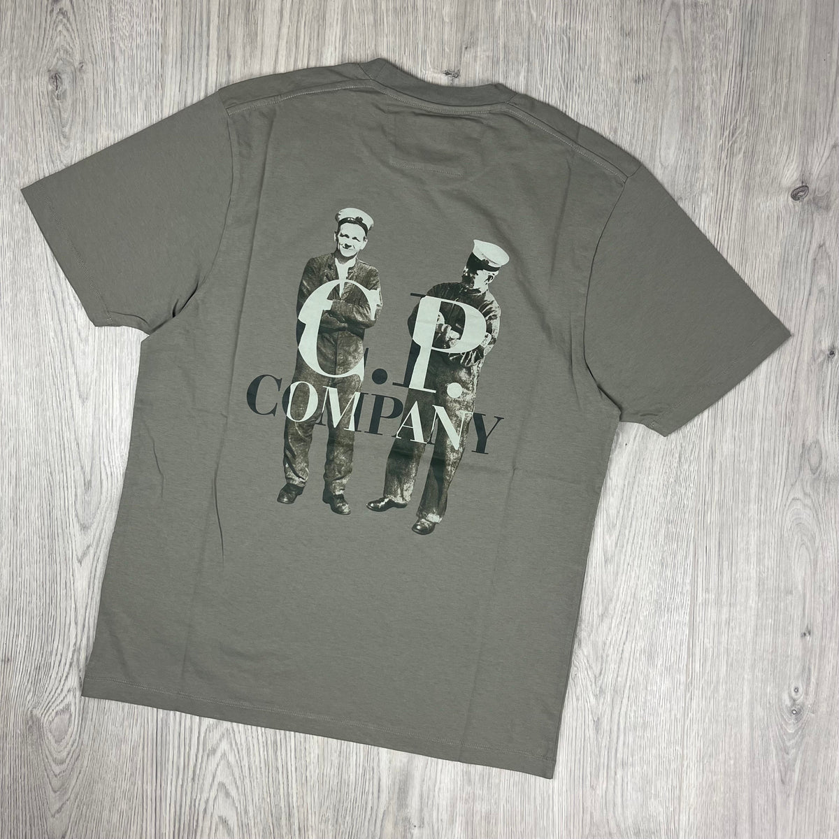 CP Company Sailor T-Shirt - Fungi Grey Castmark