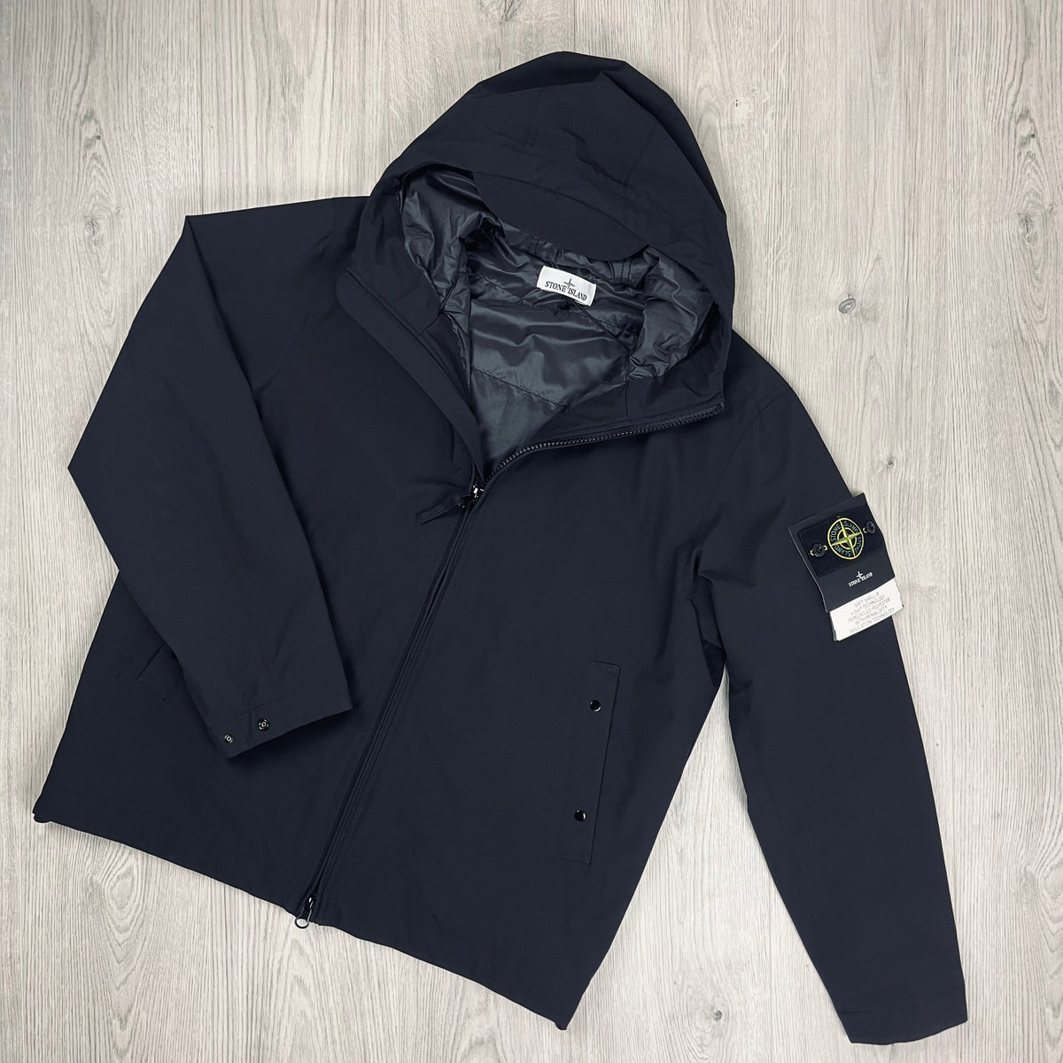 Stone Island PrimaLoft Jacket - Black Castmark