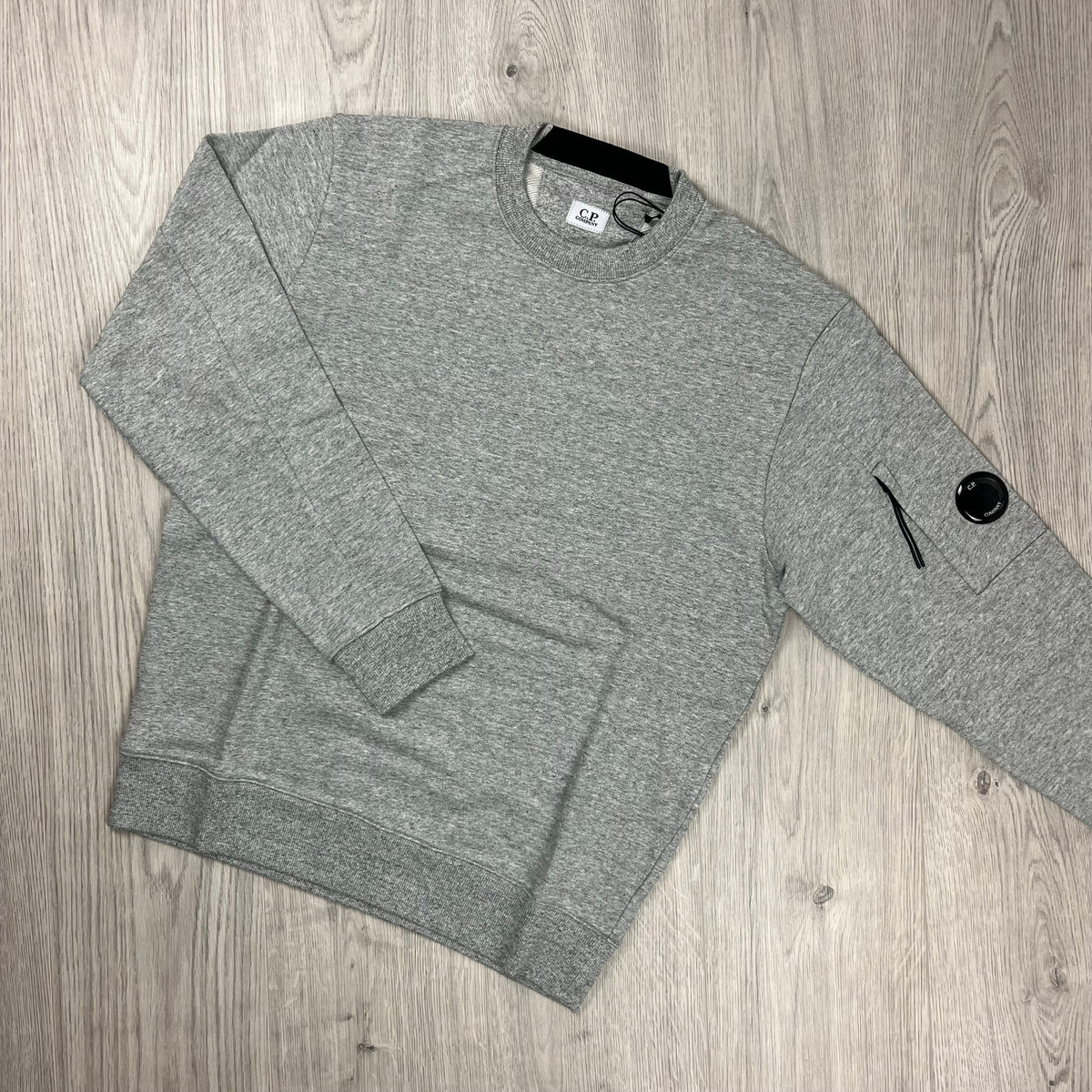 CP Company Raised Fleece Tracksuit - Grey Castmark