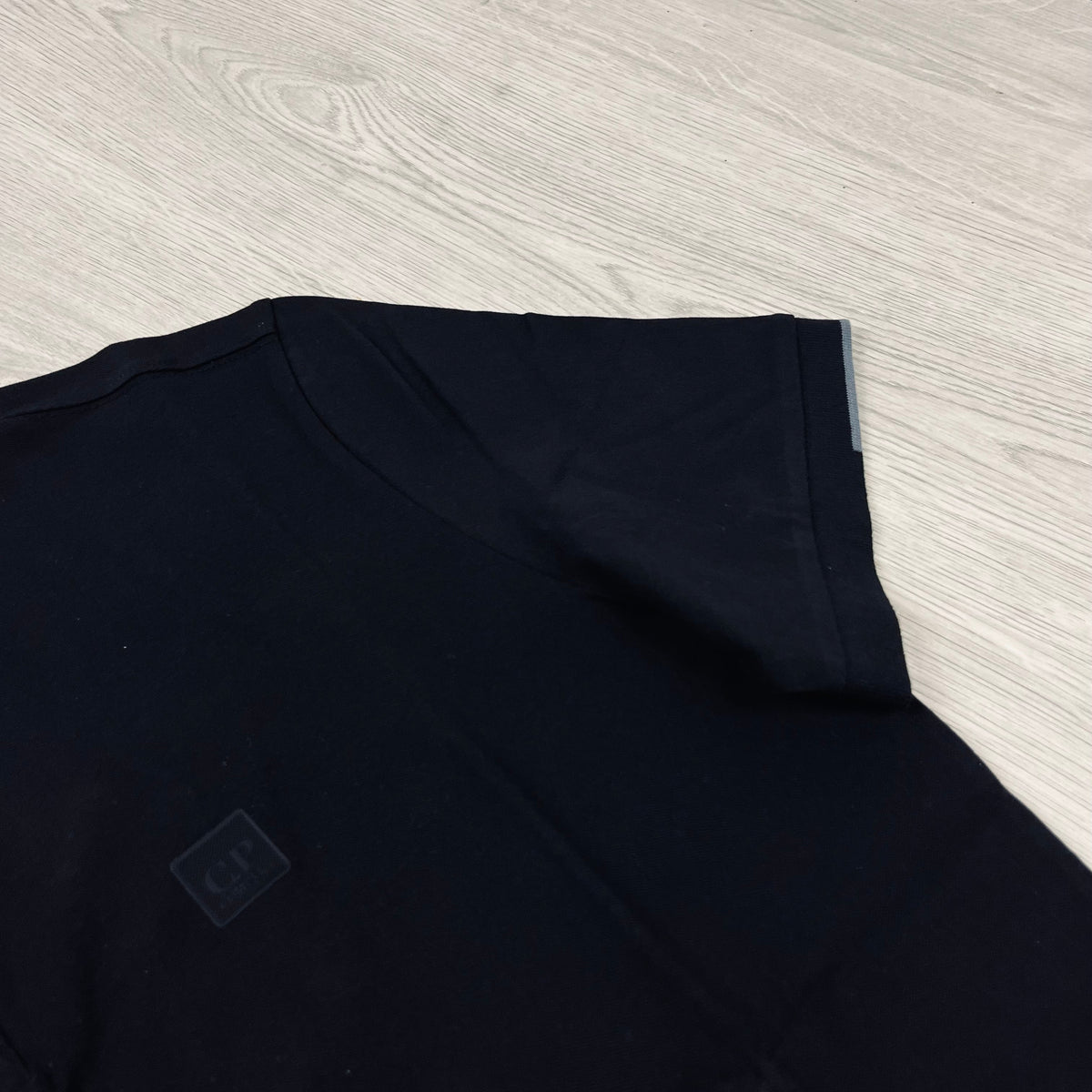 CP Company Metropolis Polo Shirt - Black Castmark
