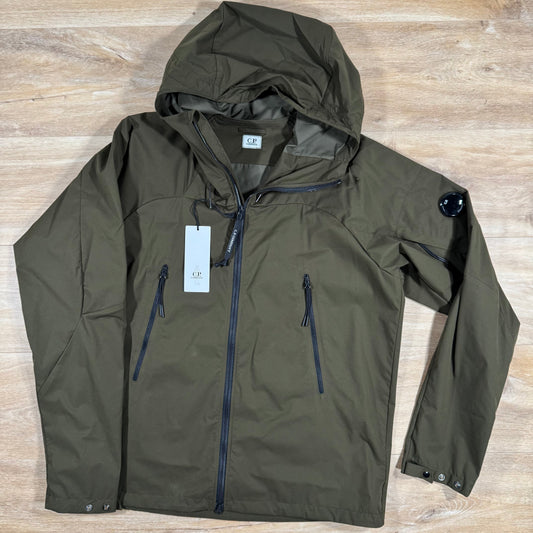 CP Company Pro-Tek Lens Jacket in Ivy Green Castmark