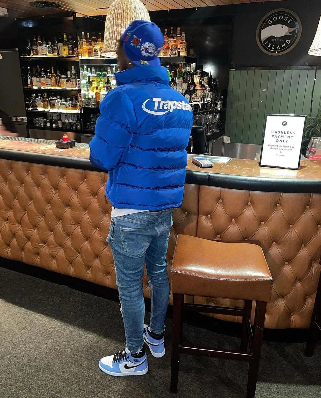 Trapstar Hyperdrive Puffer Jacket - Blue