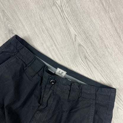 CP Company Cargo Trousers - Black Castmark