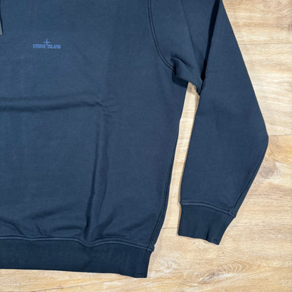 Stone Island Reverse Compass Logo Sweatshirt in Navy Castmark