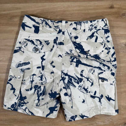 Stone Island Scan Camo On Stretch Ripstop-OVD Bermuda Shorts in Desert Castmark