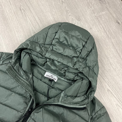 Stone Island Woven Down Jacket - Musk Castmark