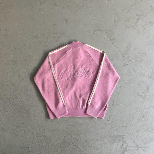 CORTEIZ Knit Zip-Up Fleece - Pink