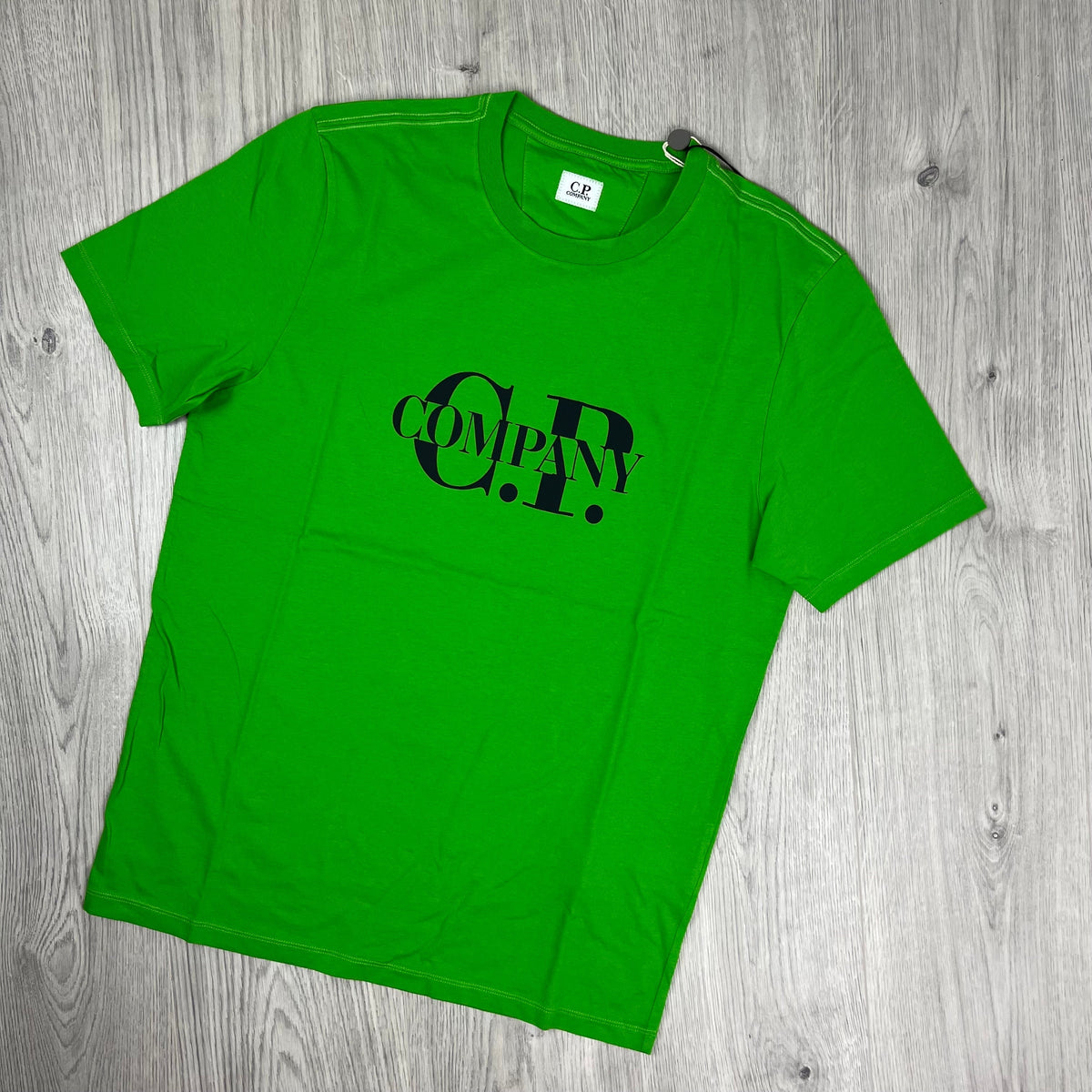 CP Company Printed T-Shirt - Green Castmark