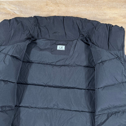 CP Company Chrome-R Down Lens Jacket in Black Castmark
