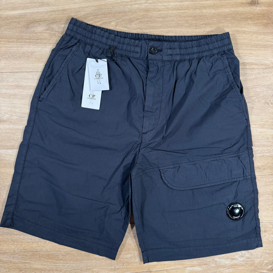 CP Company 50 Fili Stretch Cargo Shorts in Navy Castmark