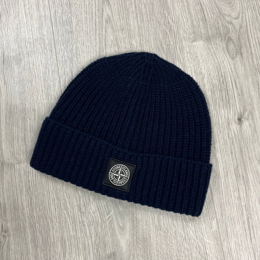 Stone Island Beanie - Navy Castmark