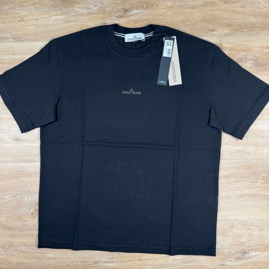 Stone Island Industrial Print T-Shirt in Black Castmark