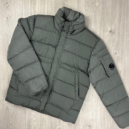 CP Company Chrome Down Jacket - Gunmetal Castmark