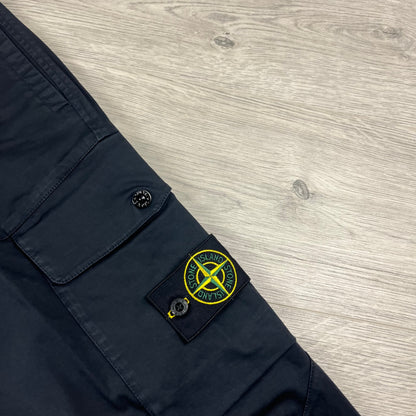 Stone Island Cargo Trousers - Navy Castmark