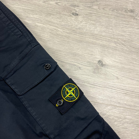 Stone Island Cargo Trousers - Navy Castmark