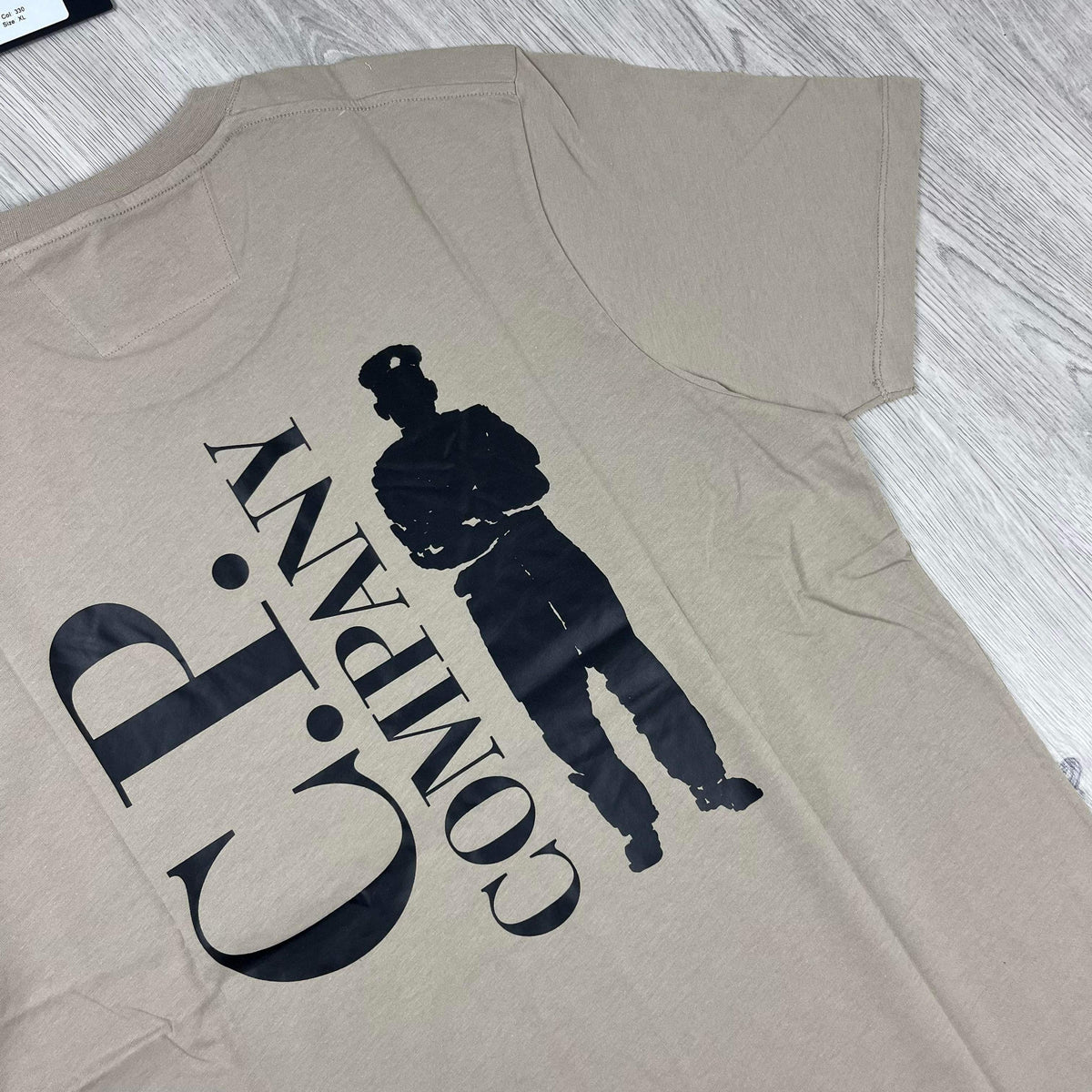 CP Company Graphic T-Shirt - Tan Castmark