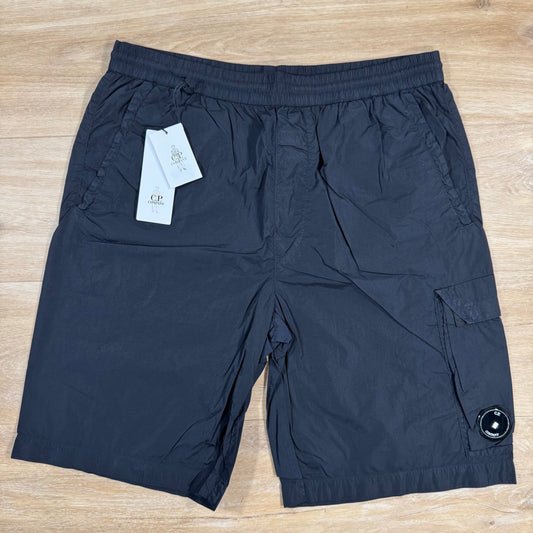 CP Company Chrome-R Cargo Shorts in Navy Castmark