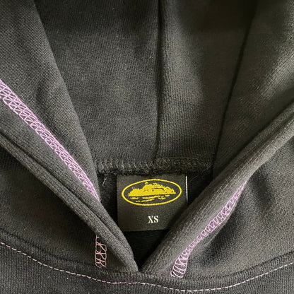 CORTEIZ Alcatraz Hoodie - Black/Purple