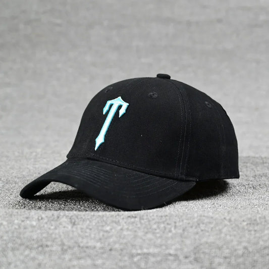 Trapstar Baseball Hat- Black/Ice