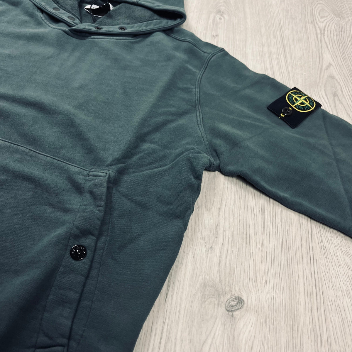 Stone Island Dyed Hoodie - Grey Castmark