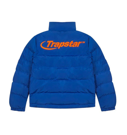Trapstar Hyperdrive Puffer Jacket - Orange Logo