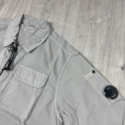 CP Company Zip Overshirt - London Fog Castmark