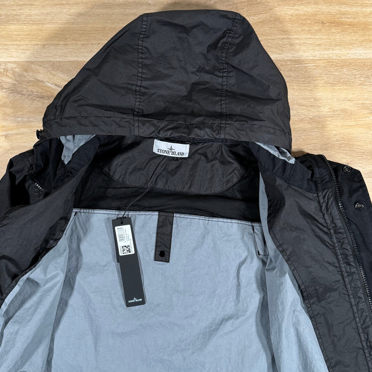 Stone Island Membrana 3L TC Jacket in Black Castmark
