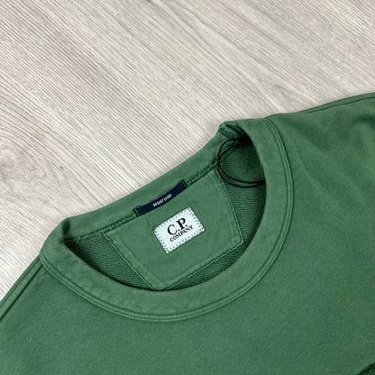 CP Company Sweatshirt - Duck Green Castmark