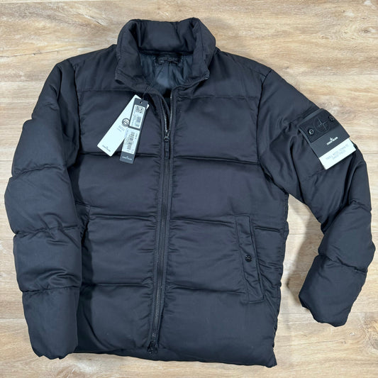Stone Island Down-TC Ghost Jacket in Black Castmark