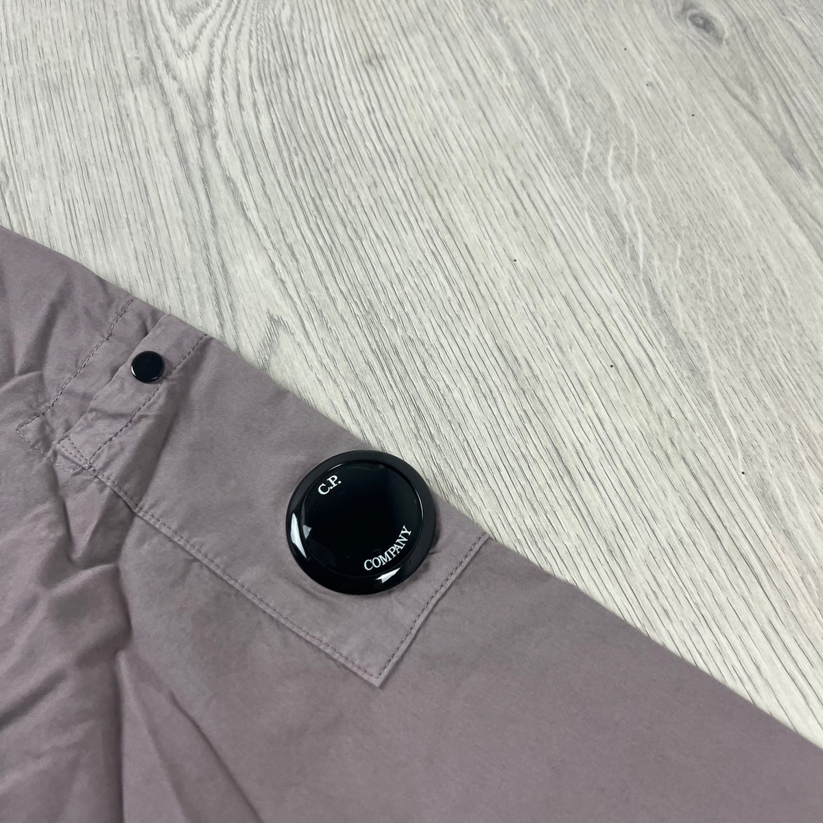 CP Company Button Overshirt - Dove Castmark