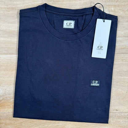 CP Company Logo Patch T-Shirt in Navy Castmark