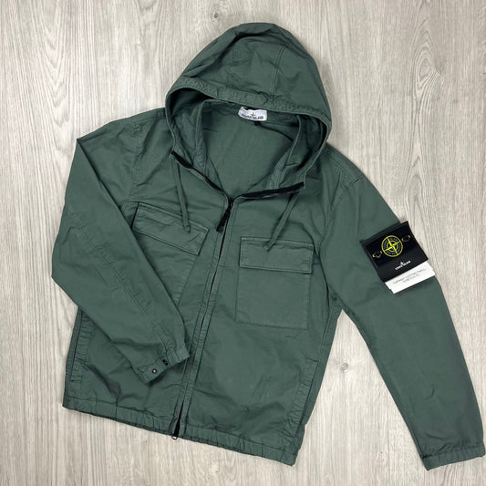 Stone Island Hooded Overshirt - Musk Castmark