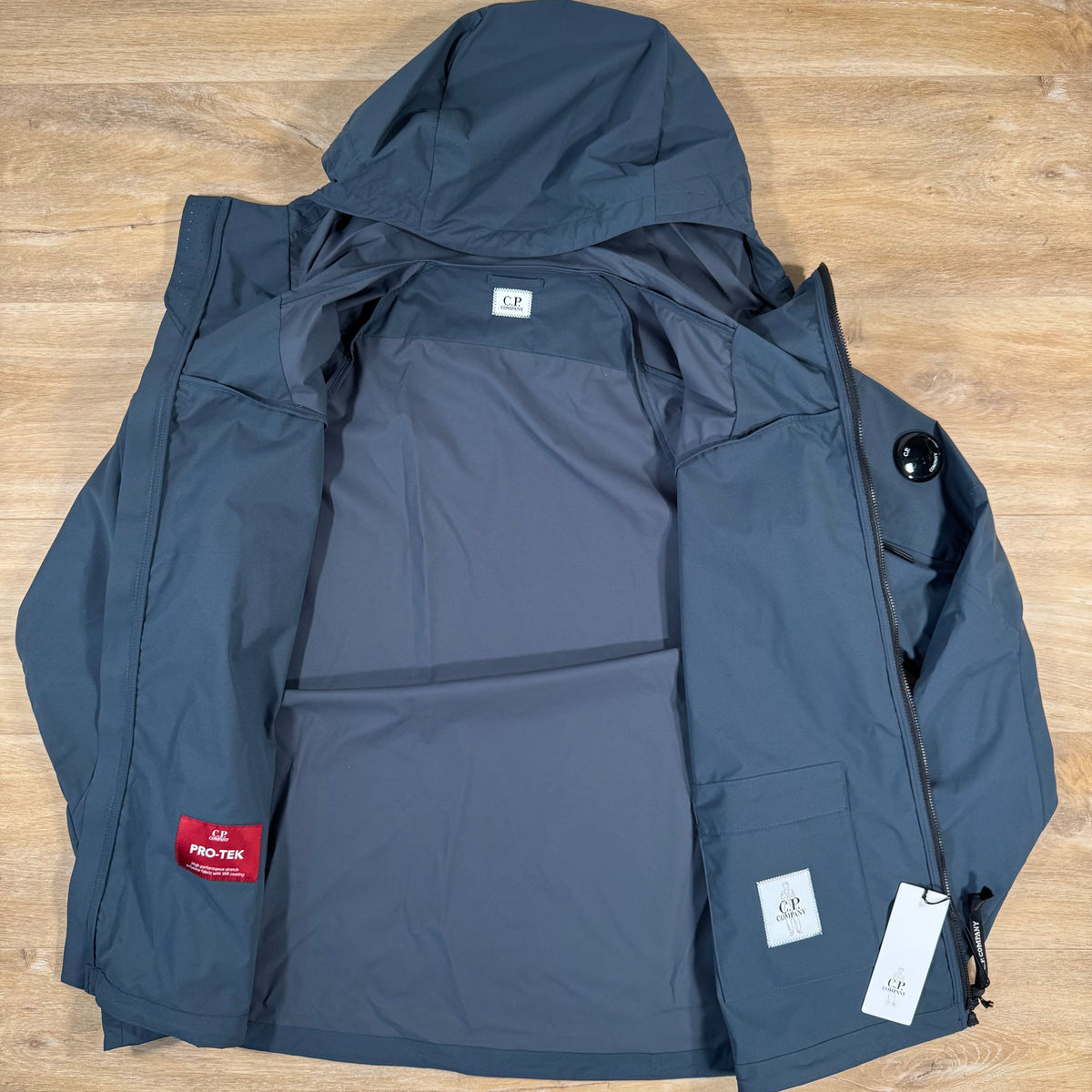 CP Company Pro-Tek Lens Jacket in India Ink Castmark
