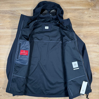 CP Company Shell-R Goggle Jacket in Navy Castmark