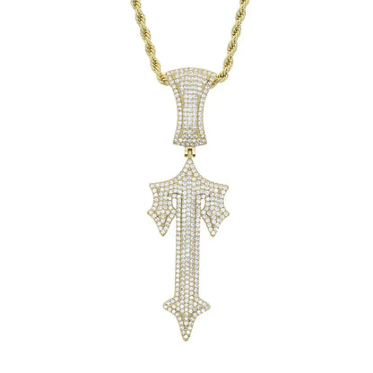 Trapstar Iced Out Necklaces - Silver/Gold