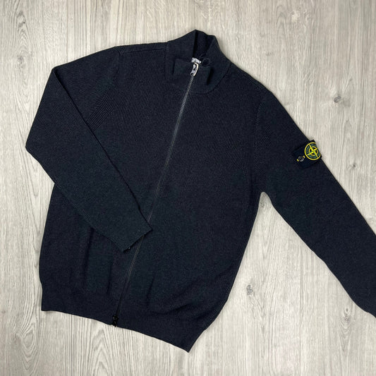 Stone Island Knit Cardigan - Charcoal Castmark