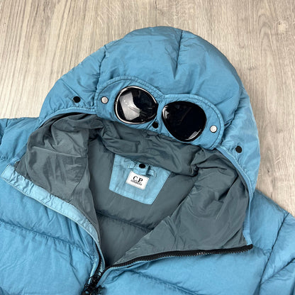 CP Company Chrome Goggle Jacket - Aegean Blue Castmark
