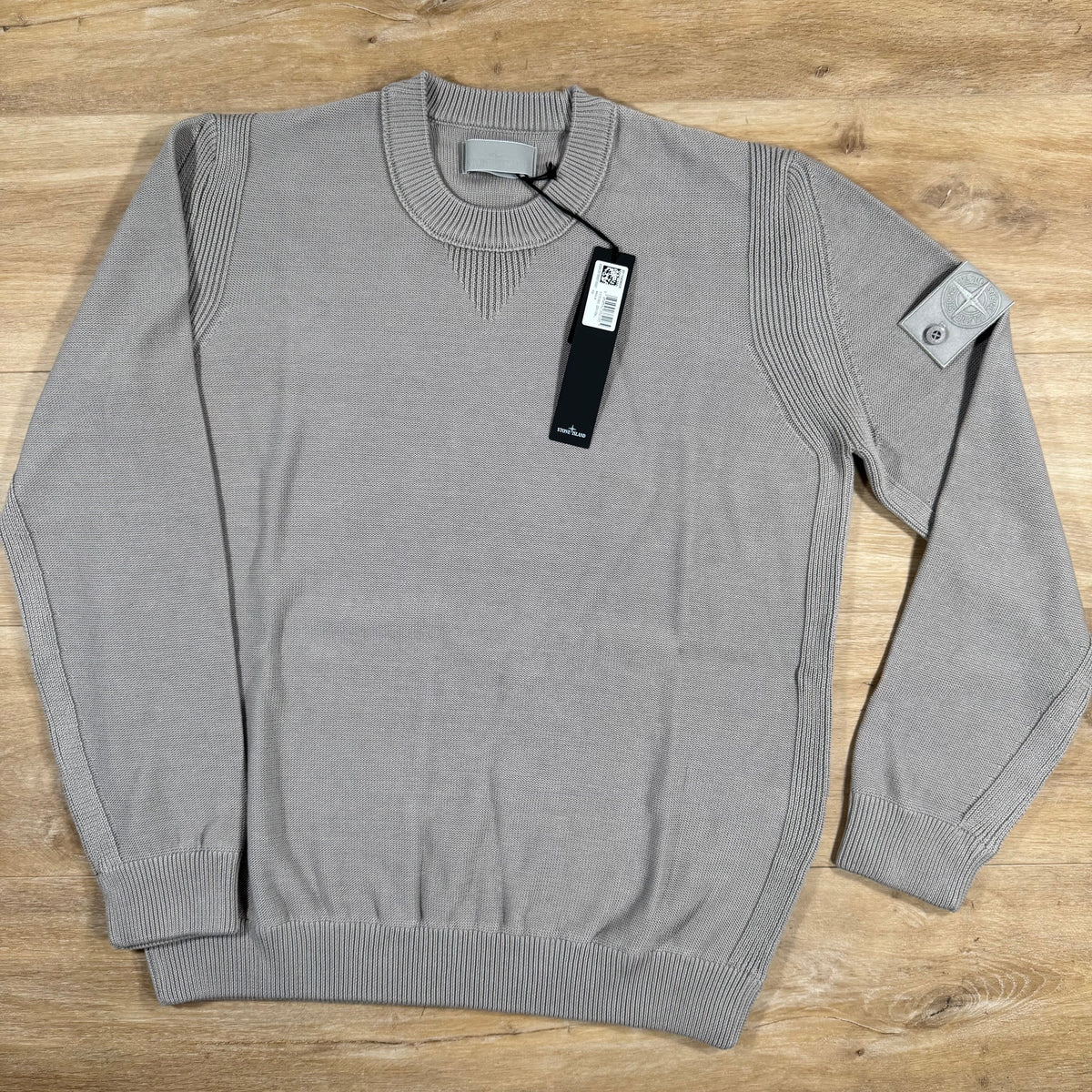 Stone Island Cotton Cashmere Ghost Sweatshirt in Dust Grey Castmark
