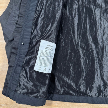 Stone Island Crinkle Reps R-NY Jacket in Black Castmark