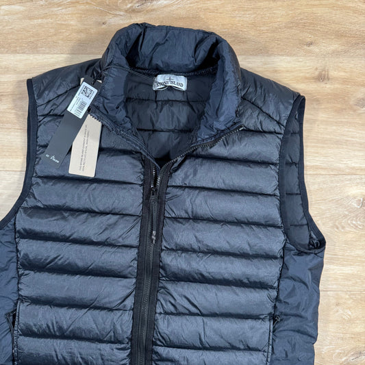 Stone Island Nylon Down-TC Vest in Navy Castmark