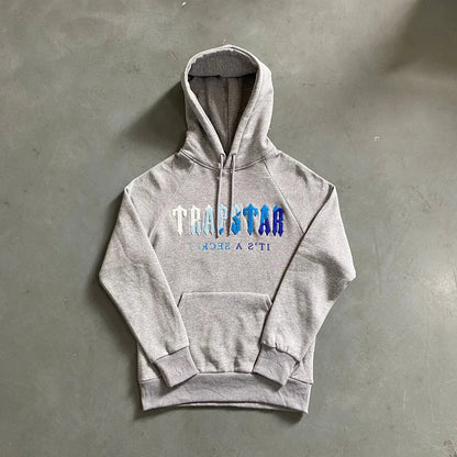 Trapstar Chenille Decoded Tracksuit Ice Flavours - Black/Grey