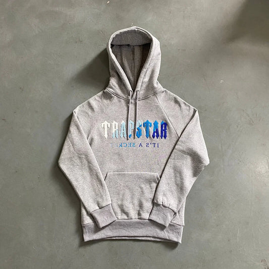 Trapstar Chenille Decoded Tracksuit Ice Flavours - Black/Grey