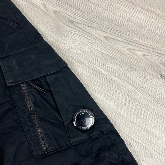 CP Company Cargo Trousers - Black Castmark