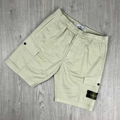 Stone Island Cargo Shorts - Sand Castmark